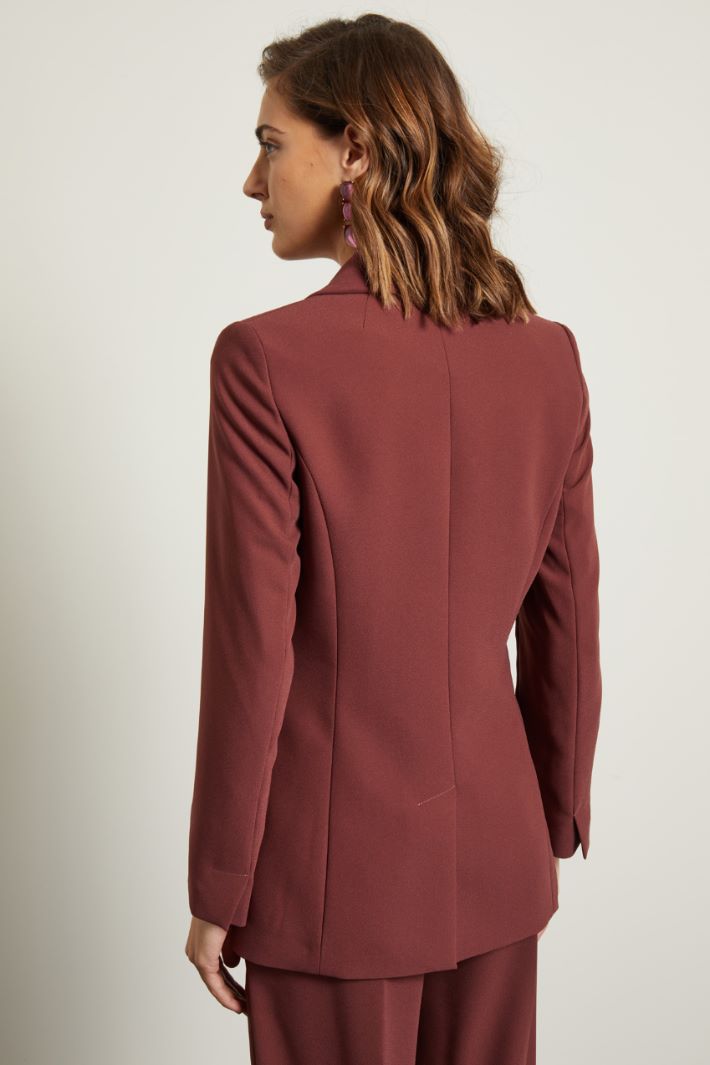 Blazer in enver satin Fashion Market