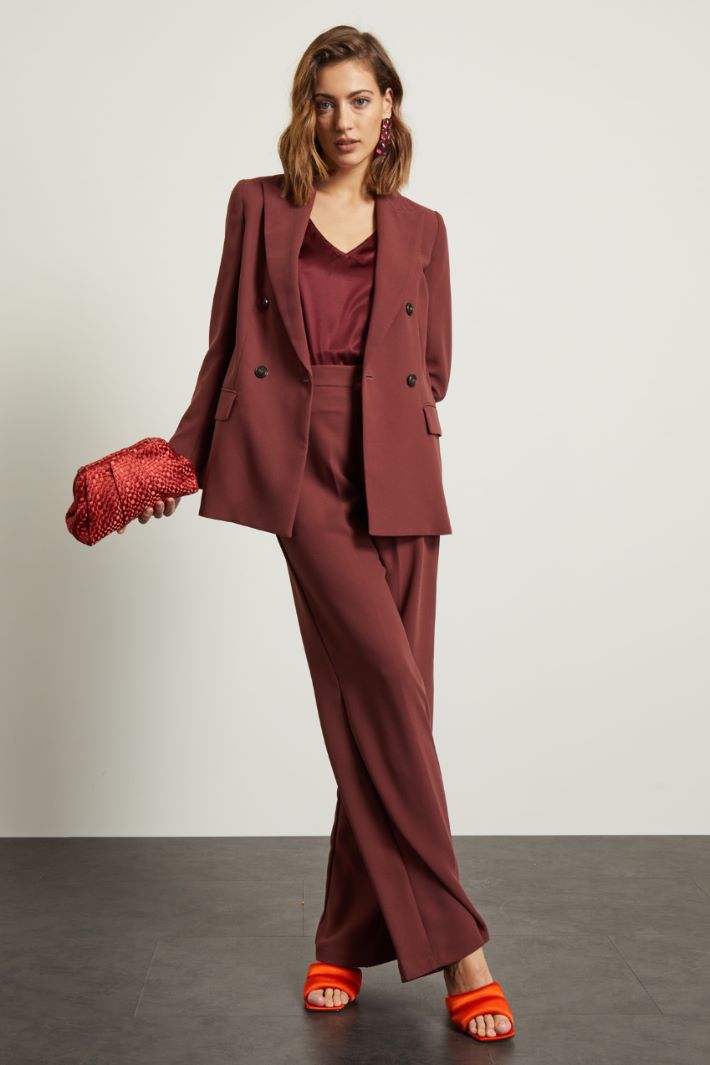 Blazer in enver satin Fashion Market