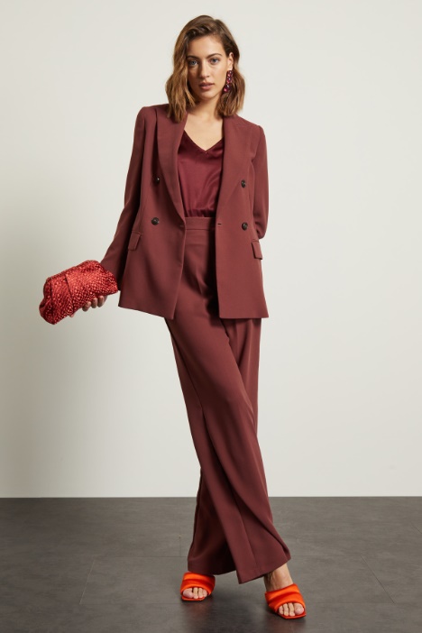 Blazer in enver satin Fashion Market