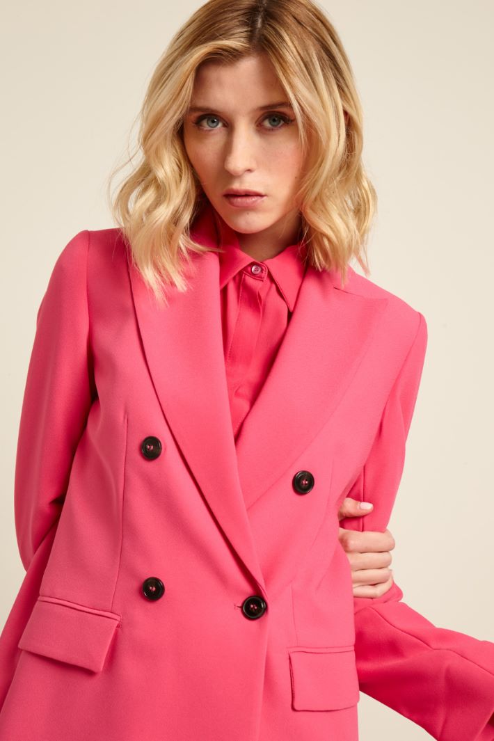 Blazer in enver satin Fashion Market