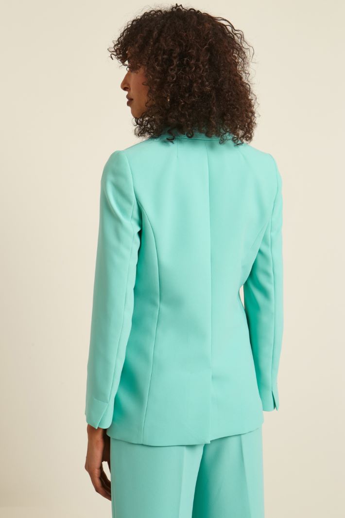 Blazer in enver satin Fashion Market