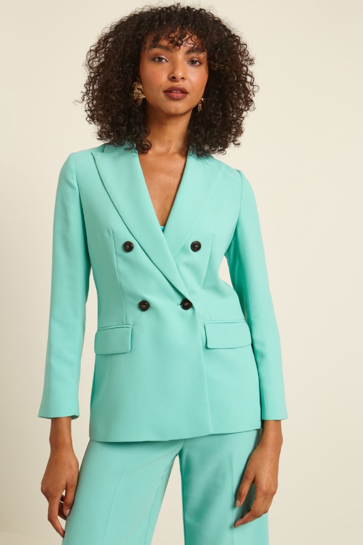 Blazer in enver satin Fashion Market