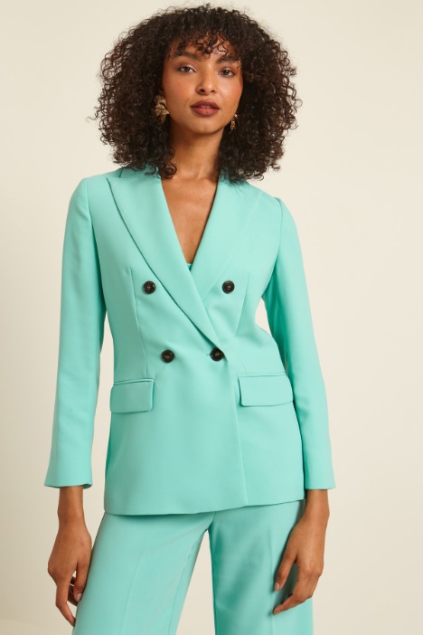 Blazer in enver satin Fashion Market