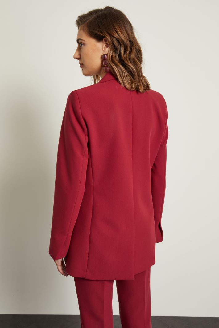 Blazer monopetto in viscosa Fashion Market