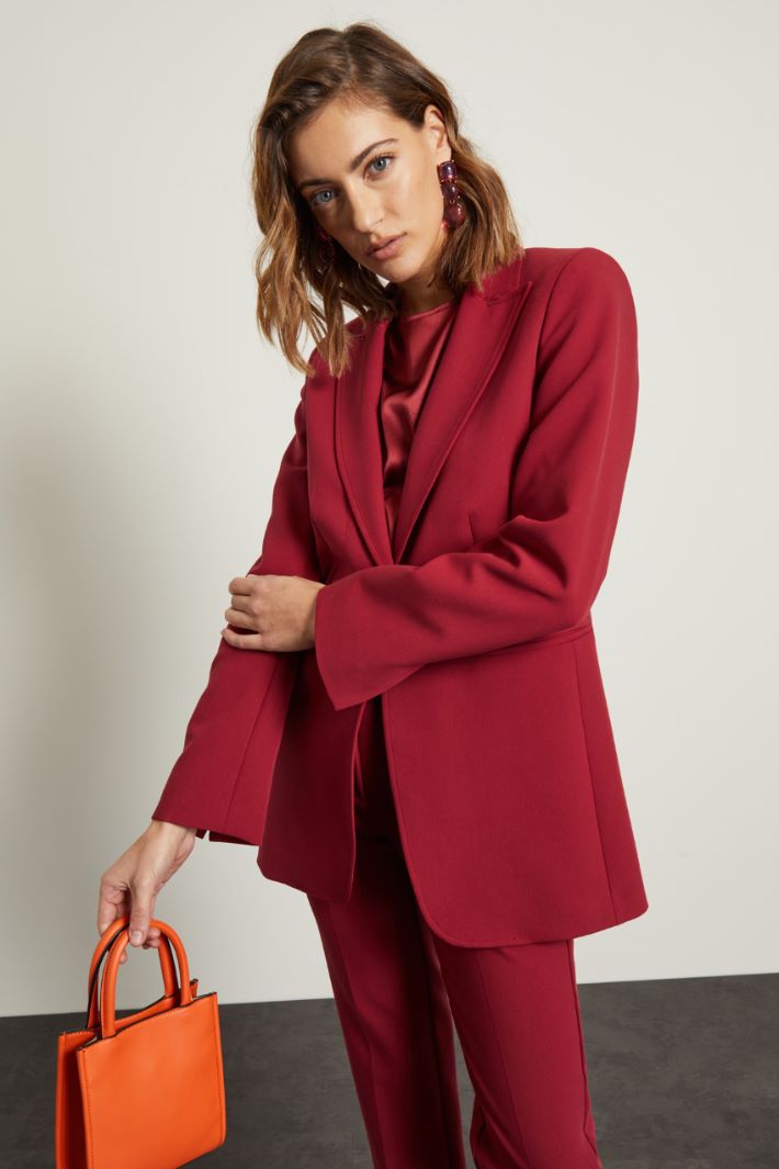 Blazer monopetto in viscosa Fashion Market