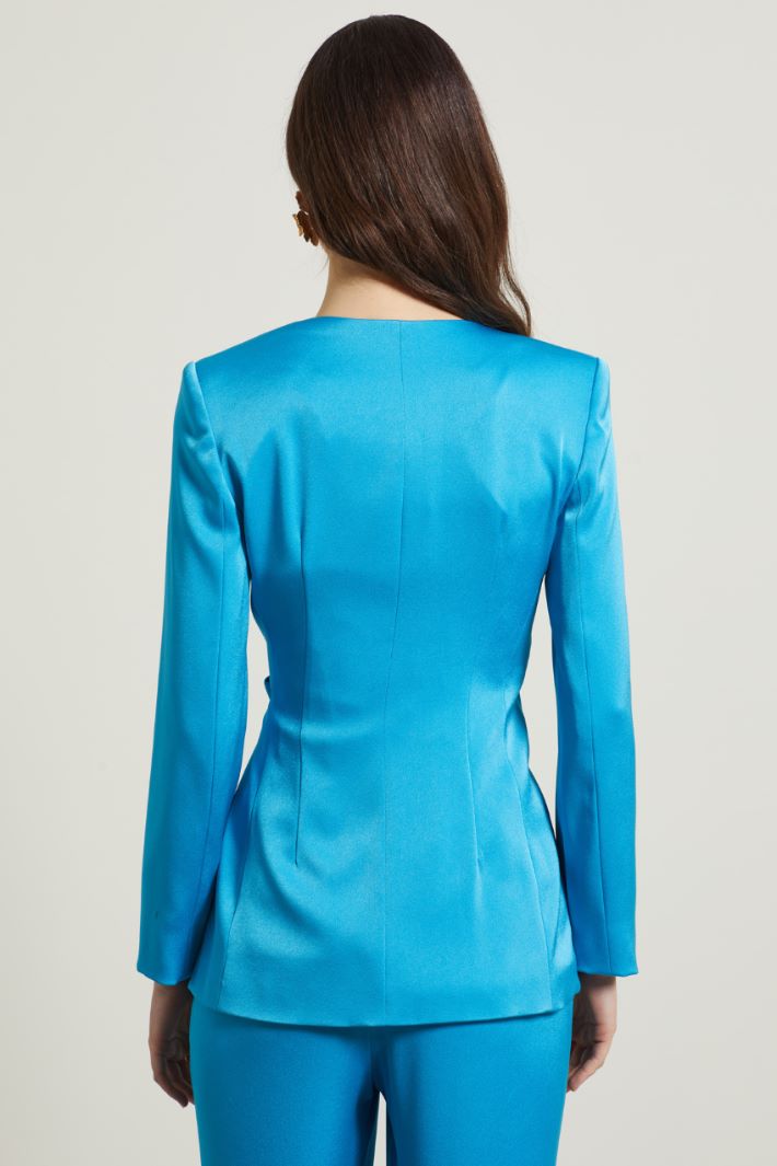 Giacca in raso con nodo Fashion Market