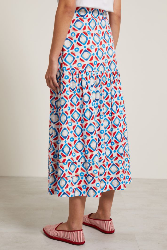 Gonna lunga con baschina Fashion Market