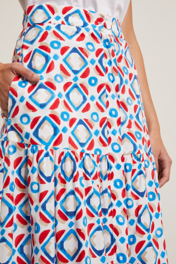 Gonna lunga con baschina Fashion Market