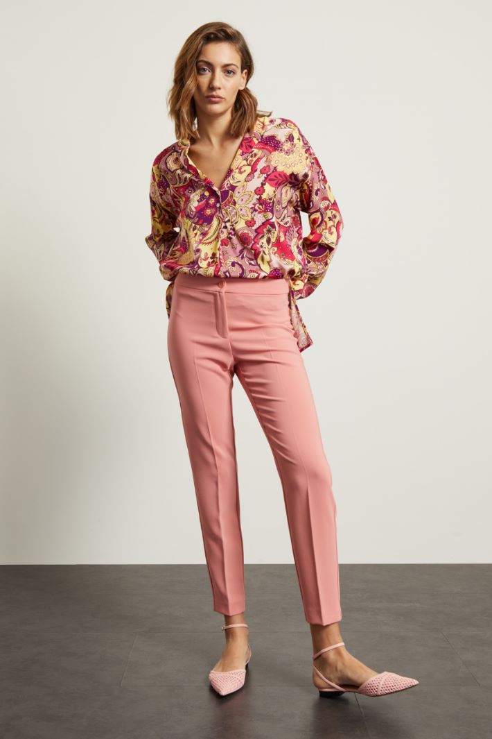 Blusa con collo a rever Fashion Market