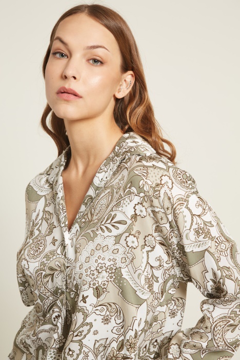 Blusa con collo a rever Fashion Market