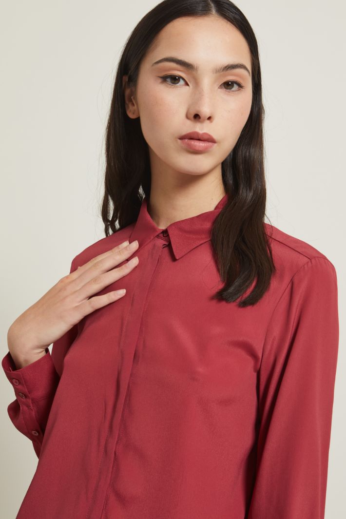 Camicia in crêpe de chine Fashion Market