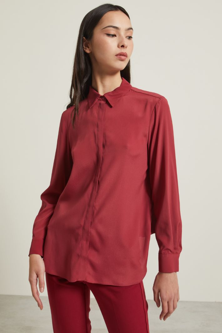 Camicia in crêpe de chine Fashion Market