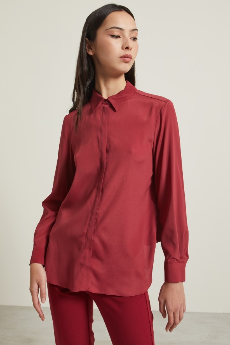 Camicia in crêpe de chine Fashion Market