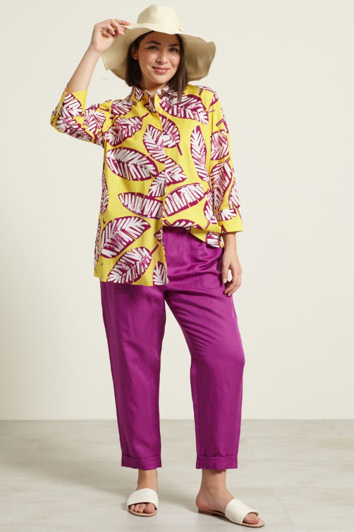 Camicia con maniche tre quarti Fashion Market