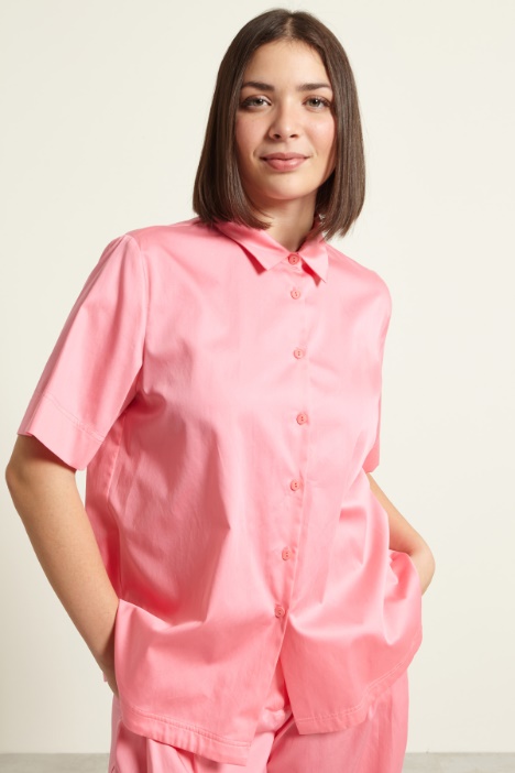 Camicia con maniche corte Fashion Market