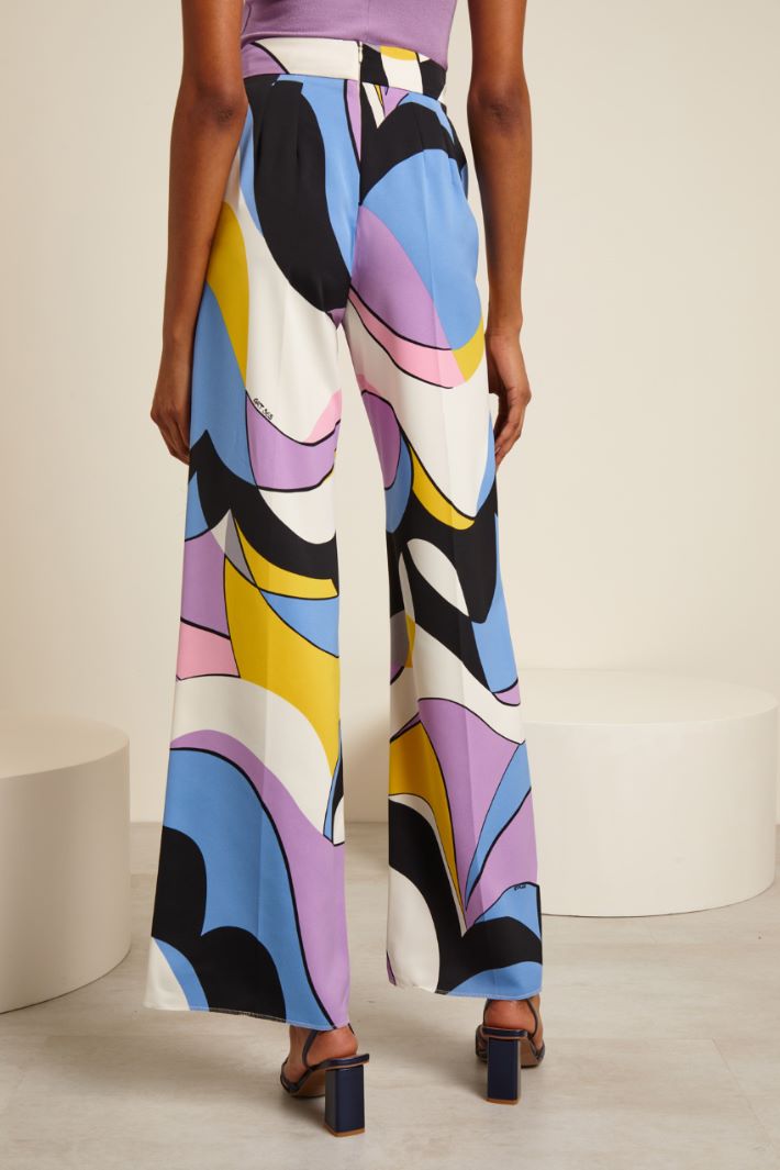 Pantaloni a palazzo stampati Fashion Market