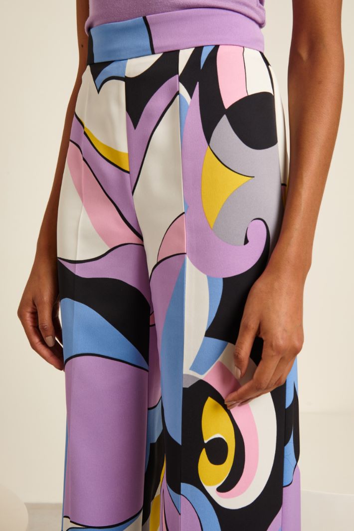 Pantaloni a palazzo stampati Fashion Market