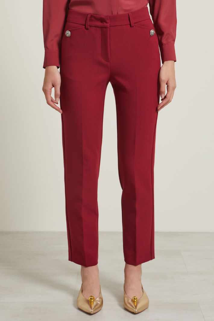 Pantaloni con bottoni Fashion Market