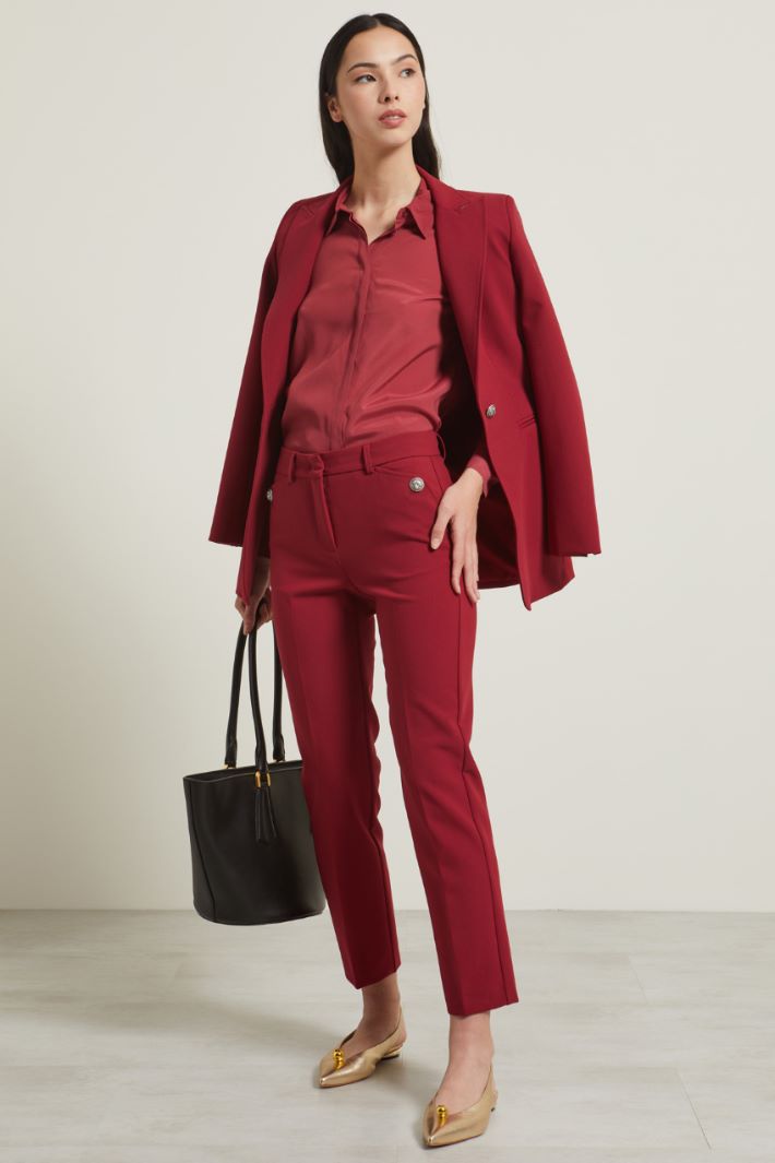 Pantaloni con bottoni Fashion Market