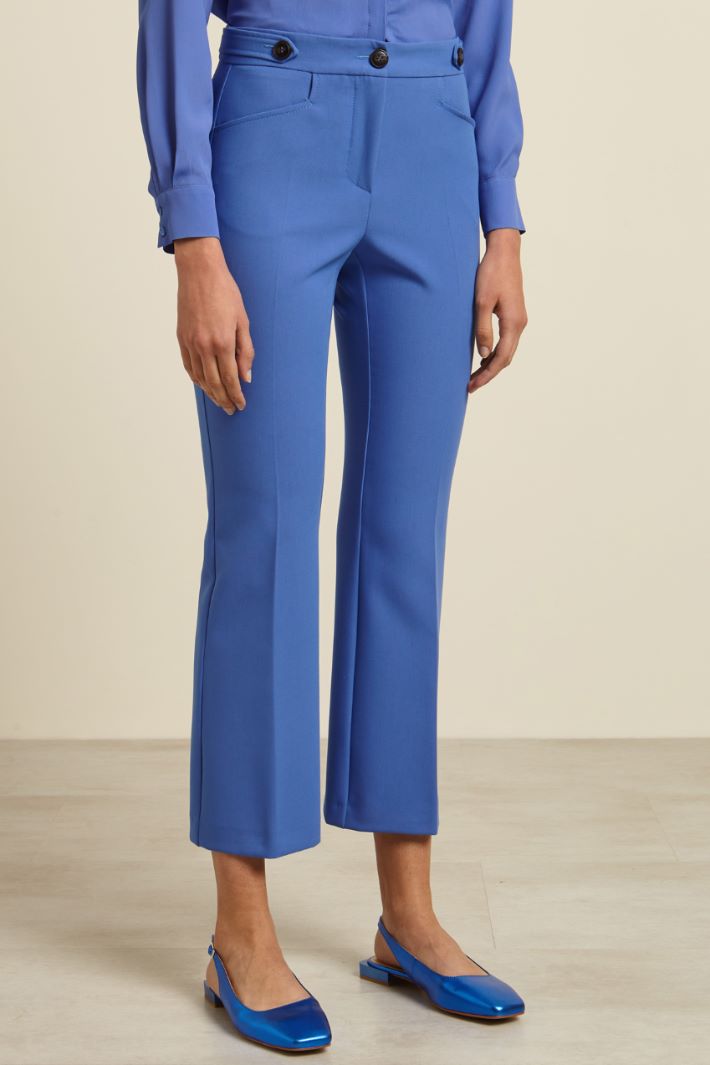 Pantaloni in tela double Fashion Market