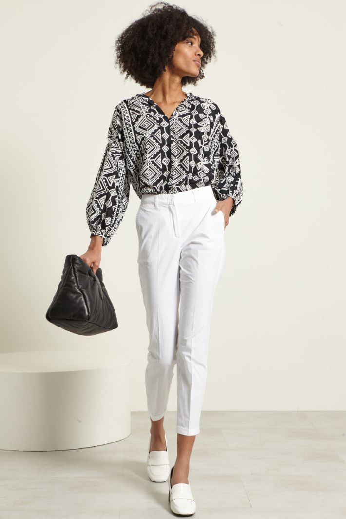 Pantaloni con risvolti Fashion Market