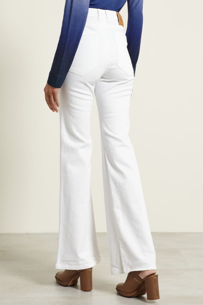 Pantaloni flare in drill Fashion Market