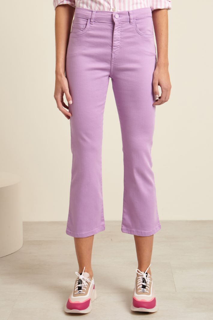 Pantaloni a trombetta in bull Fashion Market