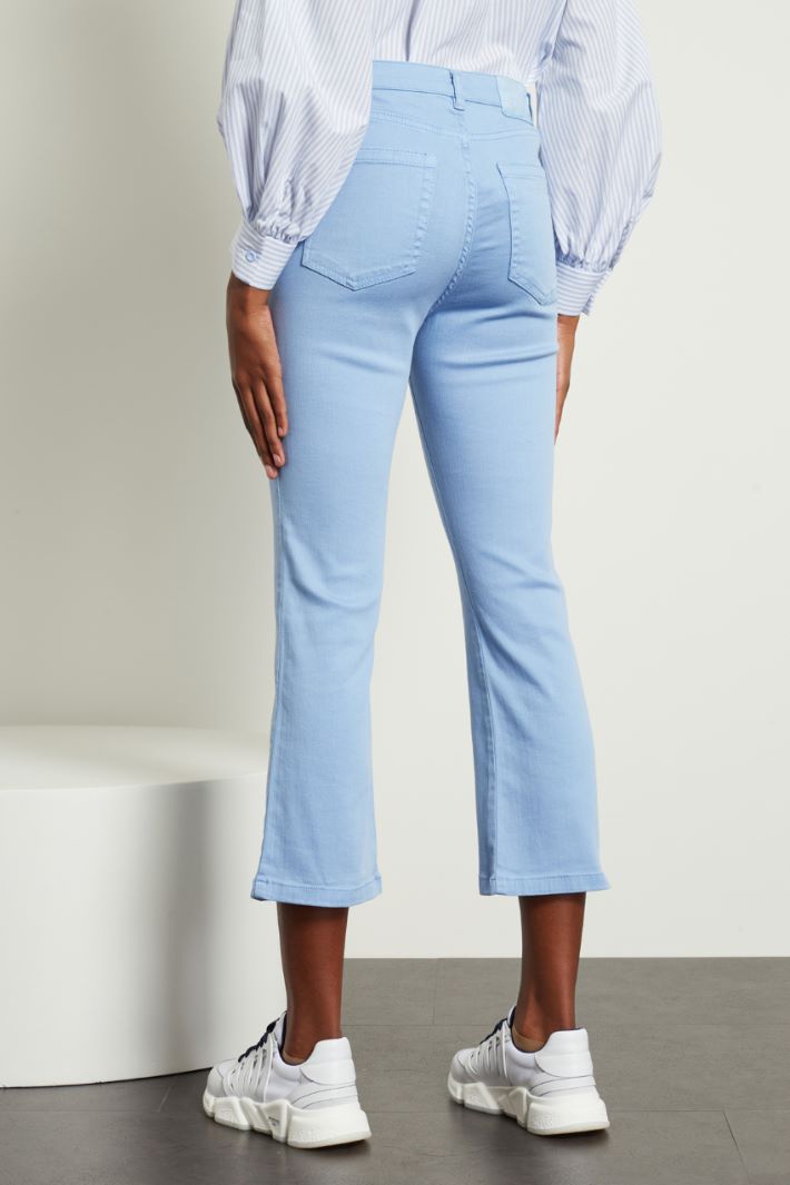 Pantaloni a trombetta in bull Fashion Market