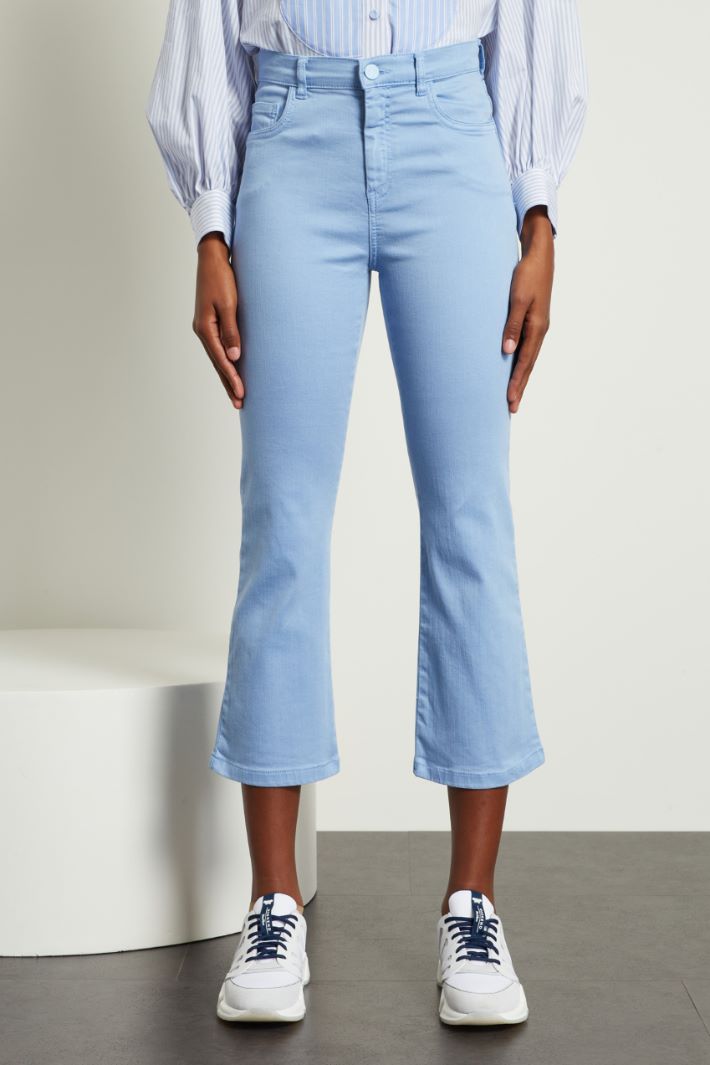 Pantaloni a trombetta in bull Fashion Market