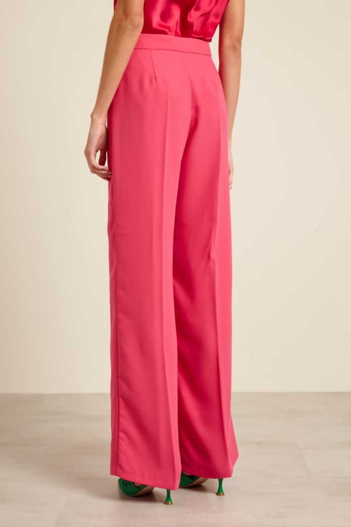 Pantaloni in enver satin Fashion Market