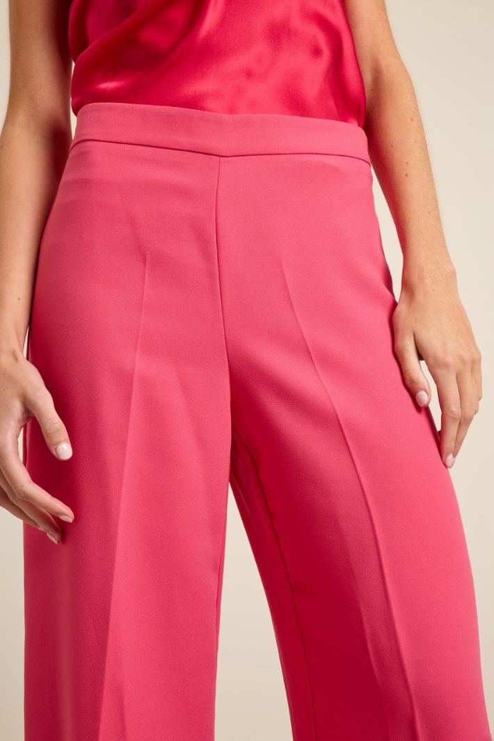 Pantaloni in enver satin Fashion Market