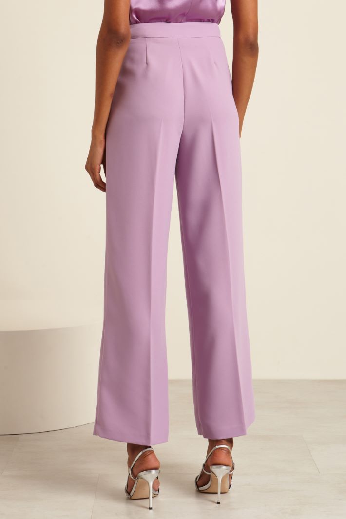 Pantaloni in enver satin Fashion Market