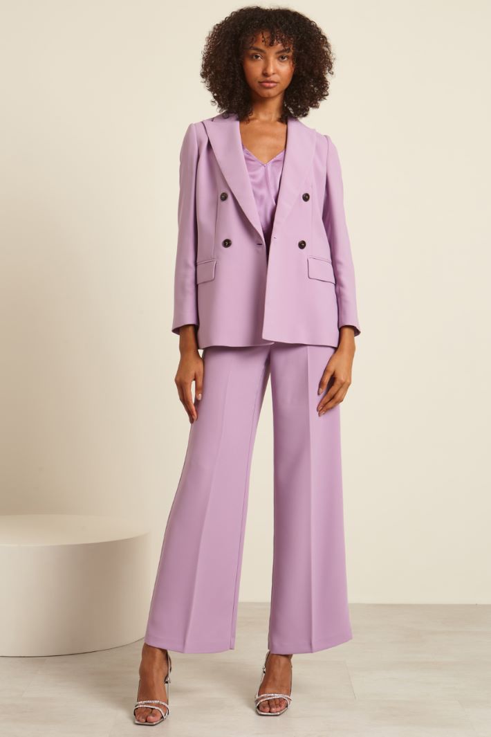 Pantaloni in enver satin Fashion Market