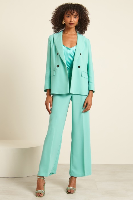 Pantaloni in enver satin Fashion Market