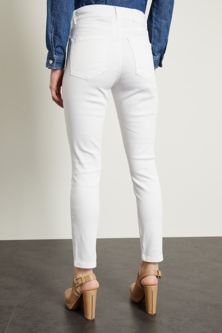 Pantaloni slim in drill Fashion Market