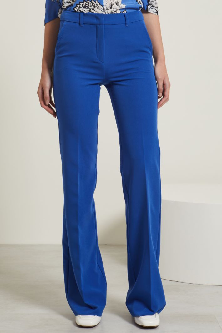 Pantaloni a palazzo in cady Fashion Market