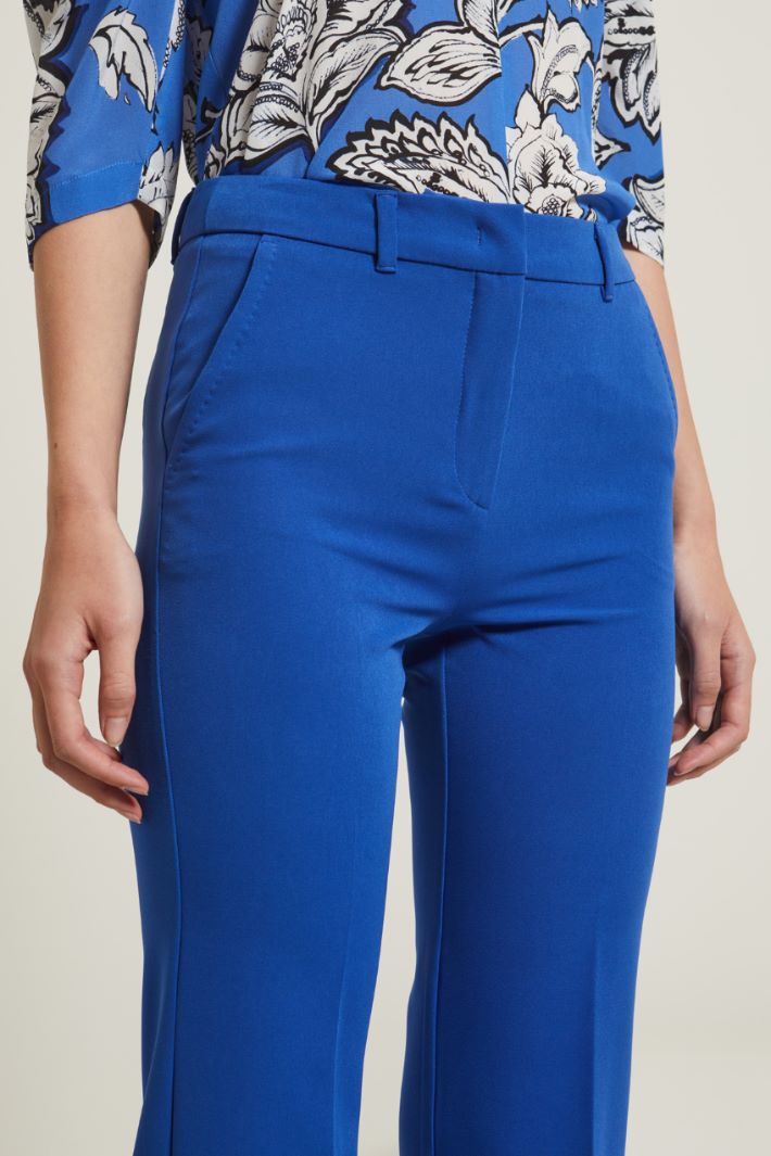 Pantaloni a palazzo in cady Fashion Market