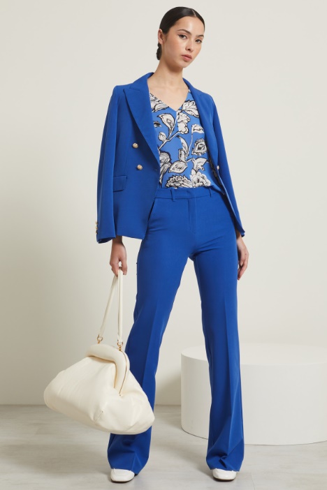 Pantaloni a palazzo in cady Fashion Market