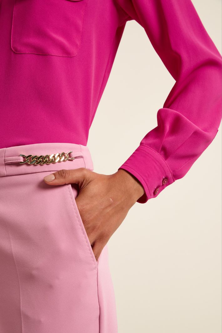 Pantaloni con catene in metallo Fashion Market