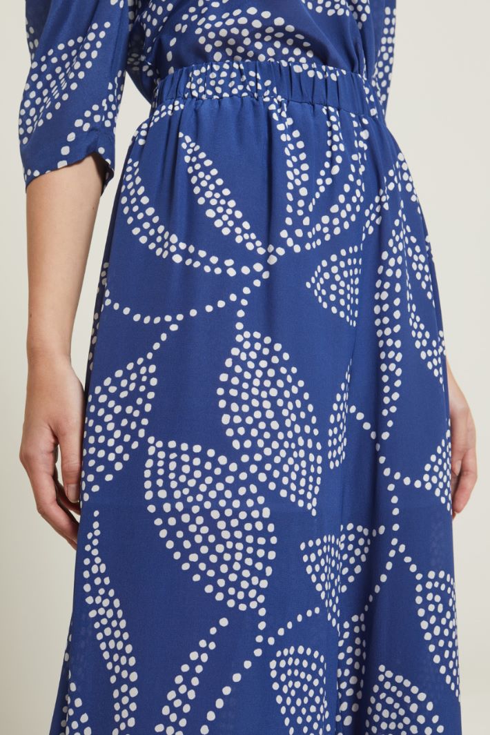 Pantaloni in crépe de chine Fashion Market