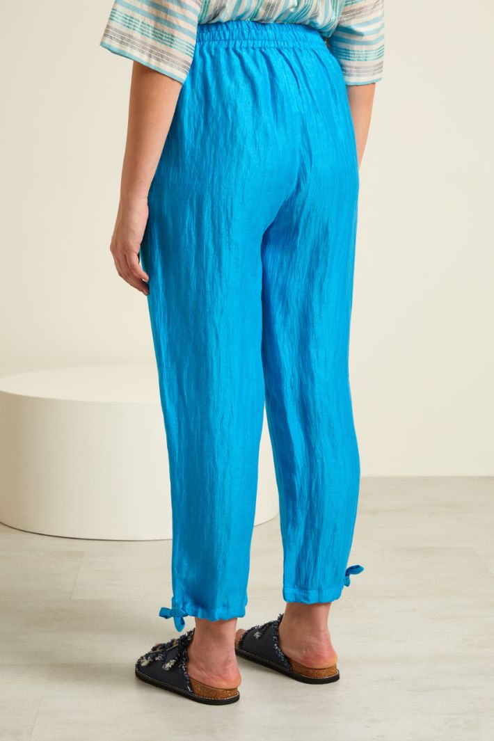 Pantaloni in misto lino Fashion Market