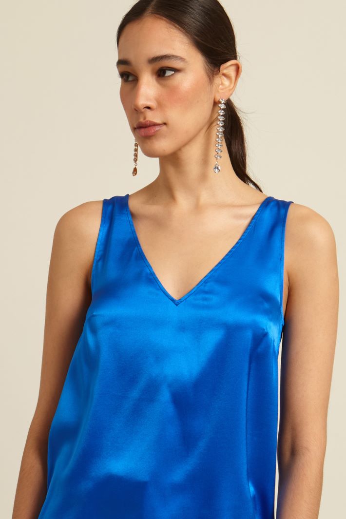 Top in raso di pura seta Fashion Market