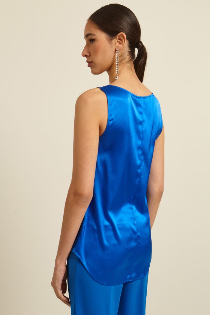 Top in raso di pura seta Fashion Market