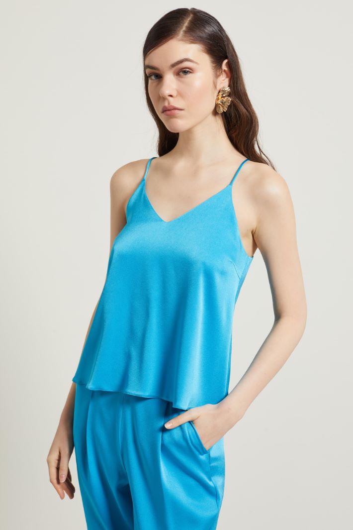 Top in raso fluido Fashion Market