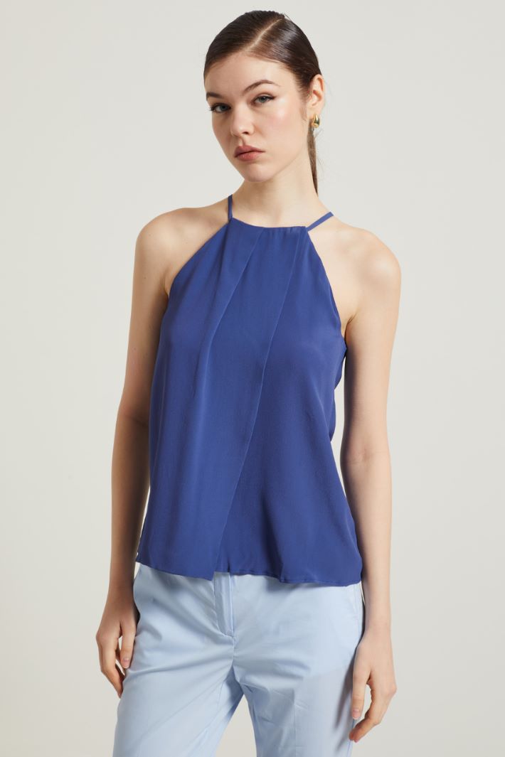 Top in crêpe Fashion Market