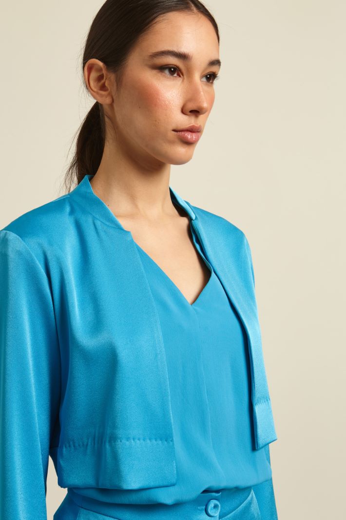 Bolero in satin Fashion Market