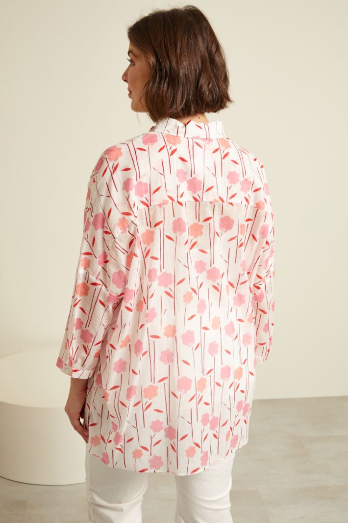 Camicia in cotone stampato  Fashion Market