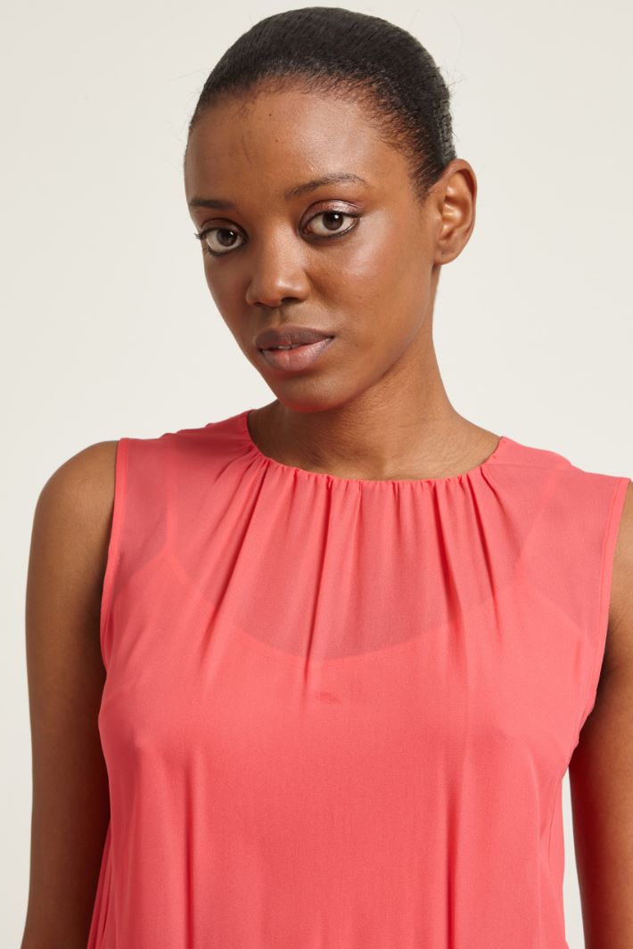 Abito a balze in georgette Fashion Market