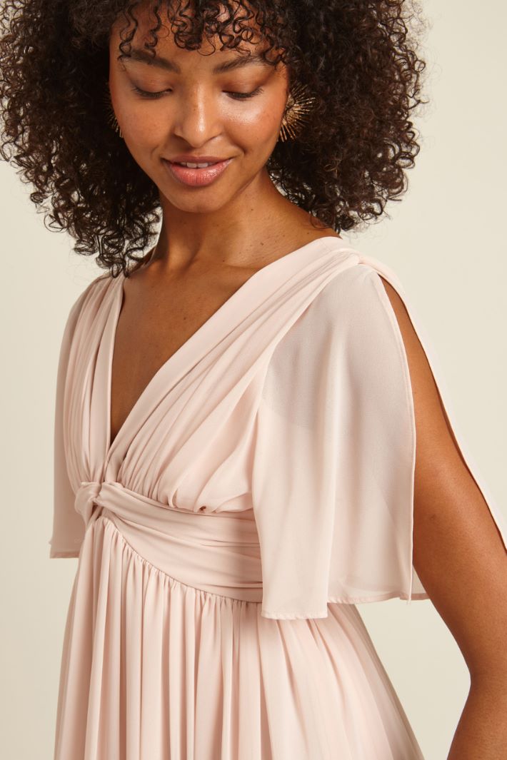 Abito lungo drappeggiato Fashion Market