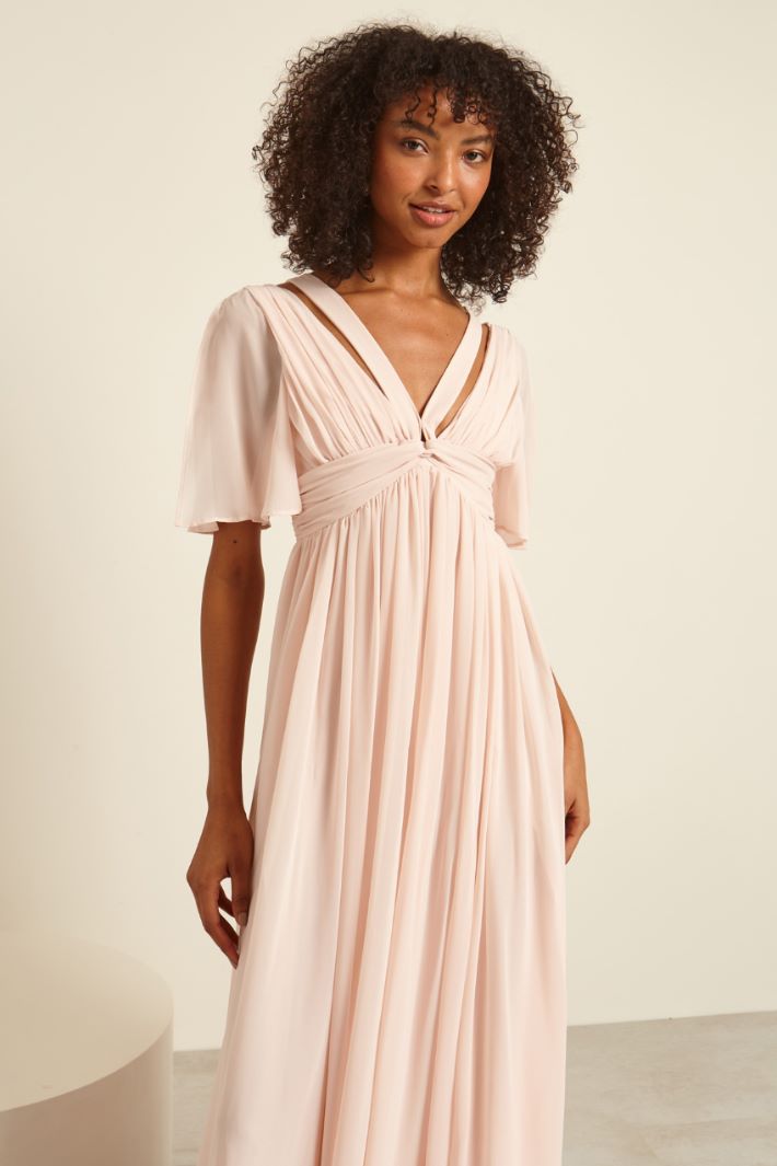 Abito lungo drappeggiato Fashion Market